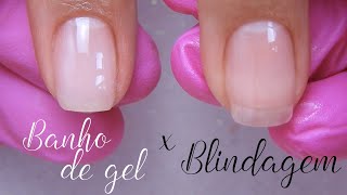 Aprenda Qual A Diferença De Banho De Gel E Blindagem Diamante Passo a Passo [upl. by Orvie]