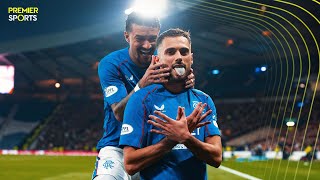 HIGHLIGHTS  Motherwell 12 Rangers  Nedim Bajrami sends Rangers to Premier Sports Cup Final [upl. by Ennyroc]