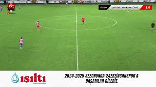 24ERZİNCANSPOR  KARAKÖPRÜBELEDİYESPOR [upl. by Ertsevlis]