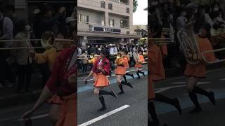 Drum majors look good in red happi coats [upl. by Acsot]