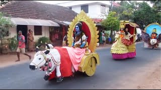 Kerala festival procession  Temple Festival in Kerala  Kerala tourism video [upl. by Skurnik]