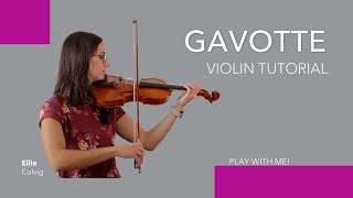 Gavotte  Suzuki Violin Book 2 [upl. by Rehteh166]