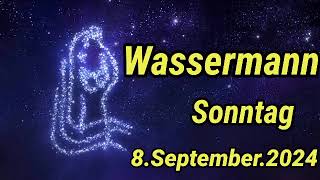 horoskop Wassermann Sonntag 8 September 2024 [upl. by Annairba]