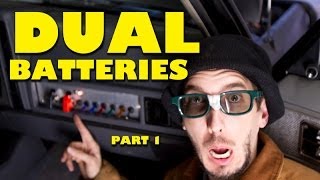 How To Install Dual Batteries  Part 1 of 2 [upl. by Enileoj570]