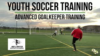 Soccer Goalkeeper Training Teaching Power Dives [upl. by Silirama279]