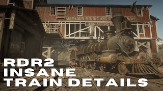 INSANE Red Dead Redemption 2 Train Details rdr2 [upl. by Marilyn]