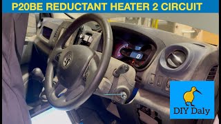 Vauxhall Vivaro  Renault trafic P20BE Reductant heater 2 control circuit [upl. by Carthy]