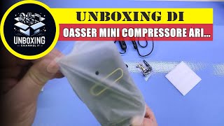 oasser Mini Compressore Aria Portatile Illuminazione Porta Type C 4000mAh [upl. by Moberg816]