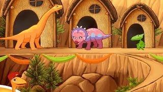 DinoTren en EspañolAprende con los DinosauriosVideos y Juegos Infantiles [upl. by Freda]