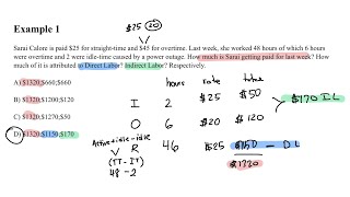 Idle Time Overtime Regular Time Ex 13  RU Managerial Accounting 275 [upl. by Elrahc]