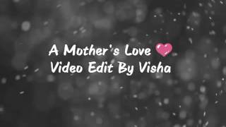 A Mothers Love Malaysian Tamil Song Fan Made Lyrical Video [upl. by Hackney]