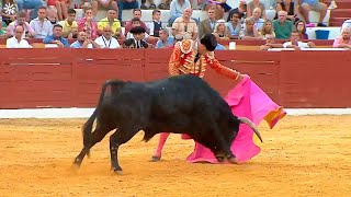 Manuel Escribano segundo toro Écija Sevilla 16092023 [upl. by Euqnom]