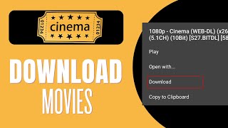 How To Download Movies On Cinema HD App [upl. by Lambart]