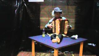 Weird Grown up man with baby legs and accordeon [upl. by Snow]