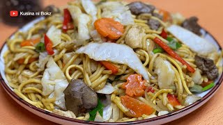 HOW TO COOK SAUCY PANCIT CANTON  EASY PANCIT CANTON [upl. by Myo389]