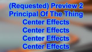 Preview 2 Principal Of The Thing Center Effects Center Effects Center Effects Center Effects [upl. by Yrag]