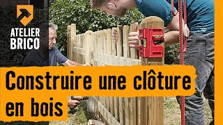 Construire une clôture en bois [upl. by Berck242]