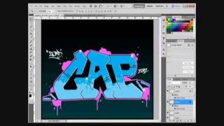 Digital Graffiti Tutorial  Photoshop [upl. by Gareth796]