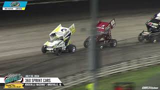 Knoxville Raceway 360 Highlights  July 20 2024 [upl. by Acila270]