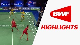 Yonex Denmark Open 2016  Badminton SF – Highlights [upl. by Enymzaj]