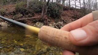 Ep9 Catching Trout by the bucket loadTenkara Keiryu Jig Fishing in Western North Carolina amp Tips [upl. by Alan]