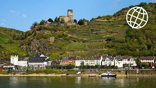 Rhine River Valley Koblenz to Rüdesheim Germany Amazing Places 4K [upl. by Zerep357]