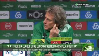 Conferência de Imprensa Jorge Jesus  Belenenses X Sporting CP  21 de dezembro de 2016 [upl. by Southworth662]