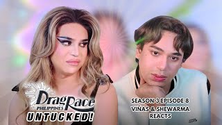 LAGOAT ANOTHER VLOG WITH SHEWARMA  Drag Race Philippines Season 3 Episode 8 Untucked Reaction [upl. by Eskill]