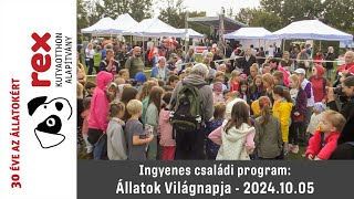 🐾Ingyenes családi program Állatok Világnapja  20241005👇 [upl. by Malina]