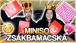 KATASZTRÓFA MINISO ZSÁKBAMACSKA NYITÁS BARBIVAL 😡❤️ [upl. by Mastrianni]