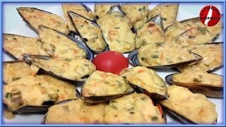 Mejillones Gratinados al Horno [upl. by Ednalrim]