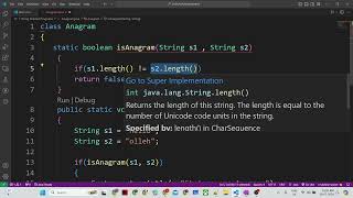 String Anagram program in Java  In Hindi 2024  java  spcharsh java strings 2024 [upl. by Iveson782]