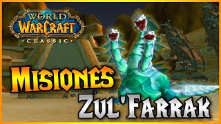 Misiones ZUL´FARRAK 🌞 Guía Mazmorras WoW Classic [upl. by Franklyn]