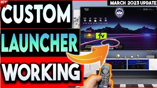 🔴NEW FIRESTICK UPDATE  CUSTOM LAUNCHER WORKING [upl. by Aiht]