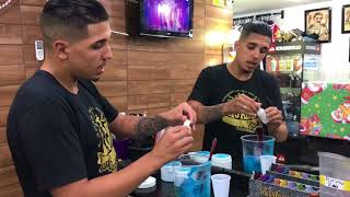 TUTORIAL Como fazer Gel Shaving Para Barbear e Finalizar Corte de Cabelo Na NavalhaGilete [upl. by Nyllij200]