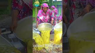 COOKING Hilsa fish head gravy AroundMeBD bengalifood fishrecipes villagevlog fish food [upl. by Eugenle]