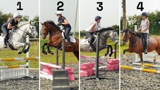 JUMPING LESSONS GALORE 4 ponies [upl. by Charleen252]