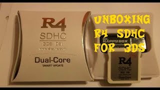 OCG Unboxing  R4 SDHC DualCore Smart Update [upl. by Silra922]