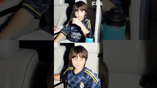 AbRam Khan ADORABLE Reaction To Pap’s Request😍  Shah Rukh Khan [upl. by Eimar]