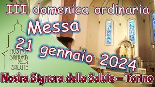 Messa 21 gennaio 2024 [upl. by Sidnarb765]