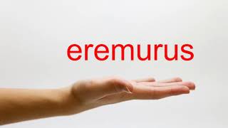 How to Pronounce eremurus  American English [upl. by Nylednarb]