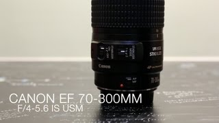 Canon EF 70300mm f456 IS USM Lens [upl. by Jemine]