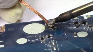 Laptop RTC Battery Replacement  Soldering [upl. by Ivets]