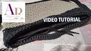 DIY  Realizzare una FODERA CON ZIP su borsa chiusa [upl. by Ailemaj]