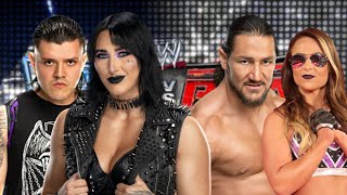 Dominik Mysterio amp Rhea Ripley vs Madcap Moss amp Emma  WWE SvR 2011 Gameplay [upl. by Latashia]