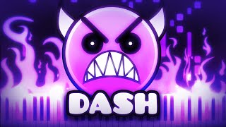 Dash  Geometry Dash 22  Piano Tutorial [upl. by Eelarac]