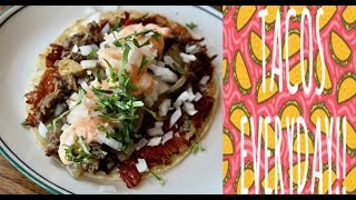 Taco Tuesday Lamb Tacos Ãrabes Style at Cruz Blanca Brewery [upl. by Ammon]