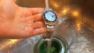 Cleaning Rolex Submariner [upl. by Ceevah]