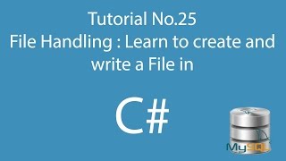 C 25 File Handling Learn to Create and Write in a File [upl. by Nerot]