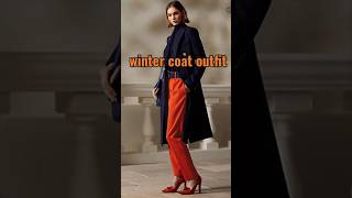 ❄️ Trench coat outfit for fall winter how to style with long coats winterfashion falloutfitinspo [upl. by Brittaney]